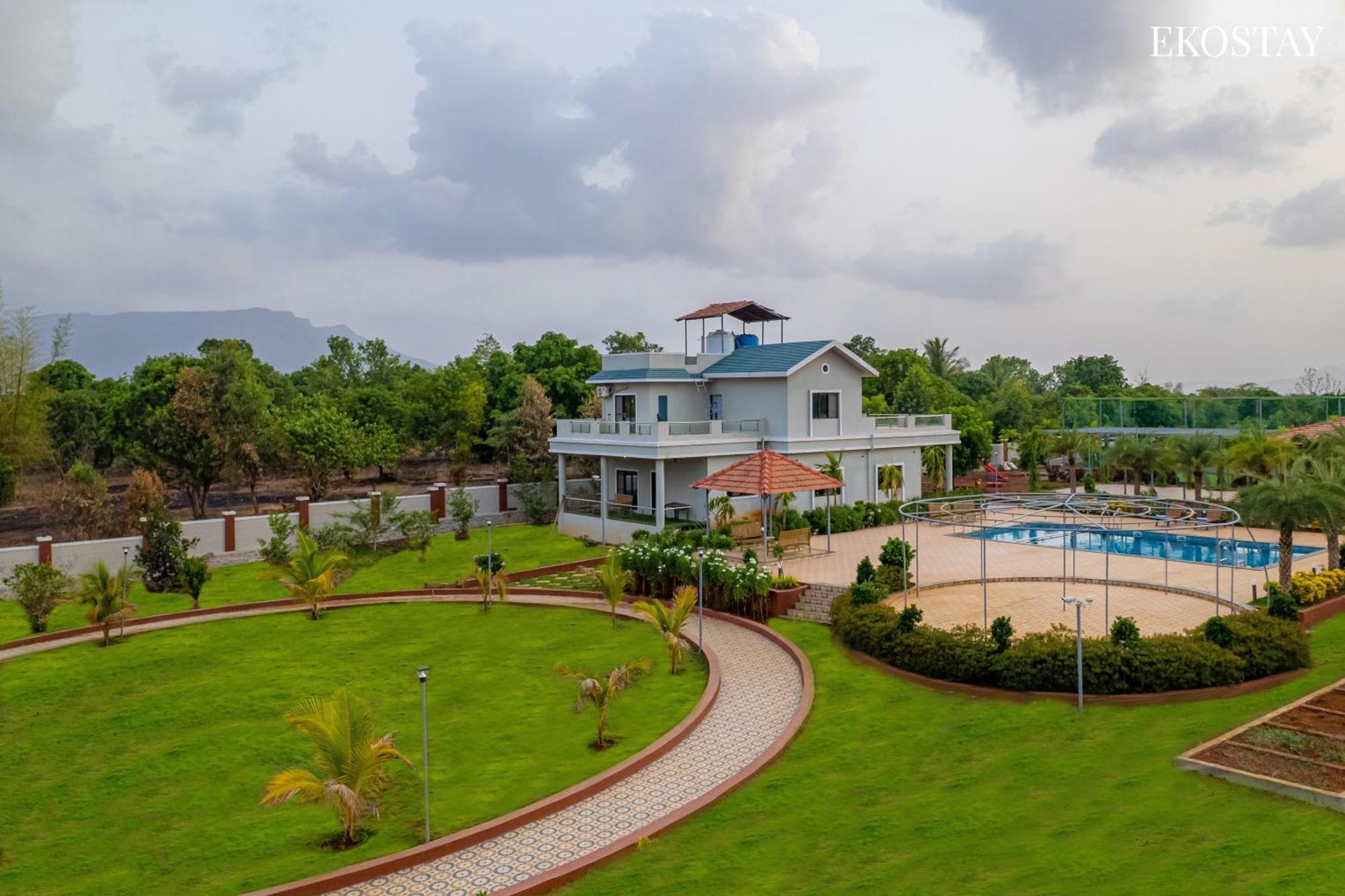 Ekostay Gold Palm Estate I Cricket Turf I Rain Dance I 2 Acre Property Karjat Zewnętrze zdjęcie