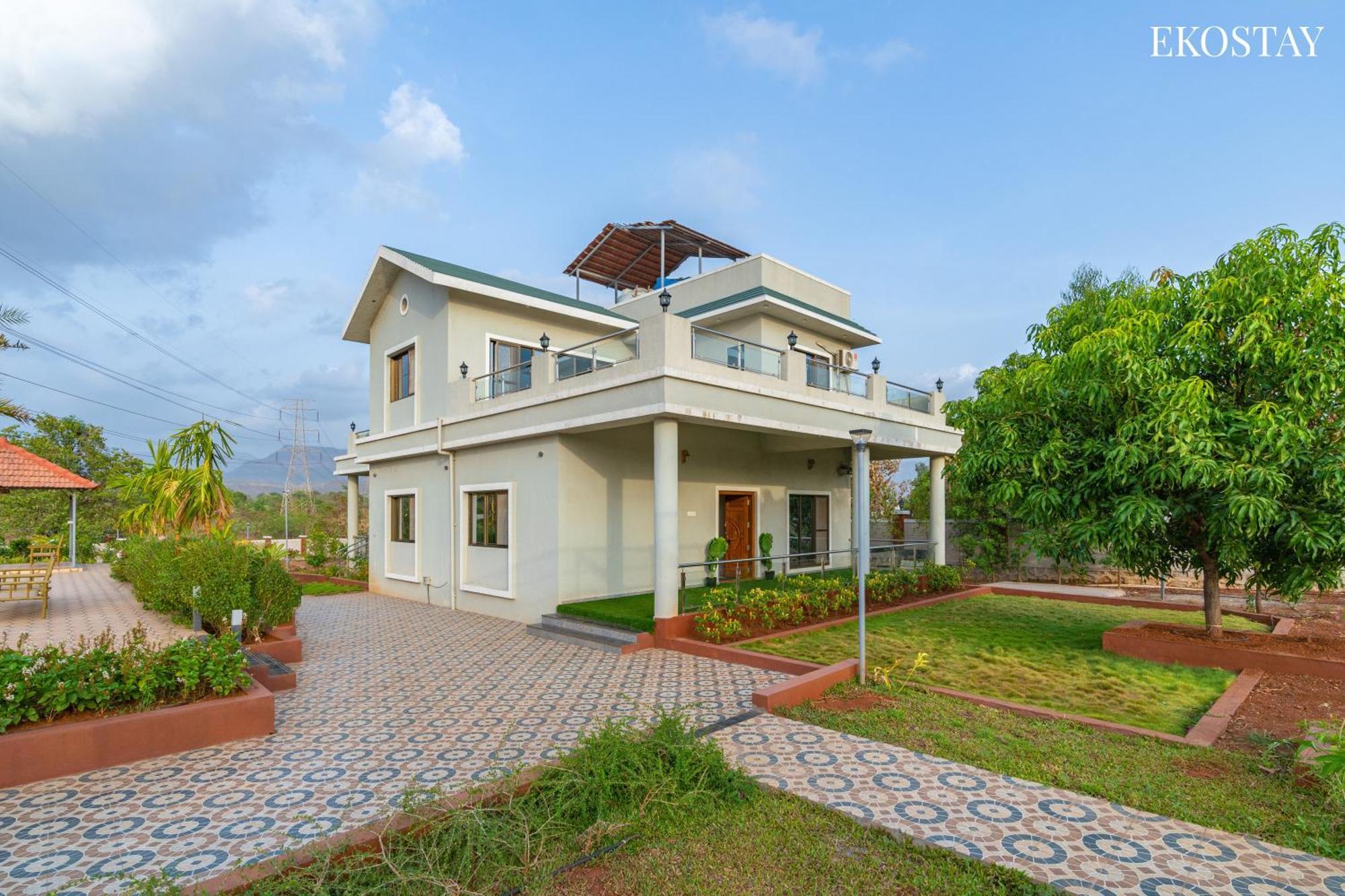 Ekostay Gold Palm Estate I Cricket Turf I Rain Dance I 2 Acre Property Karjat Zewnętrze zdjęcie